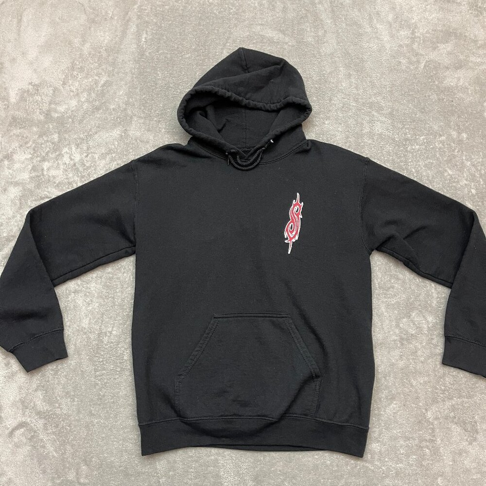 Slipknot Maggot #9 Hoodie Pullover Mens Small Black Sweatshirt